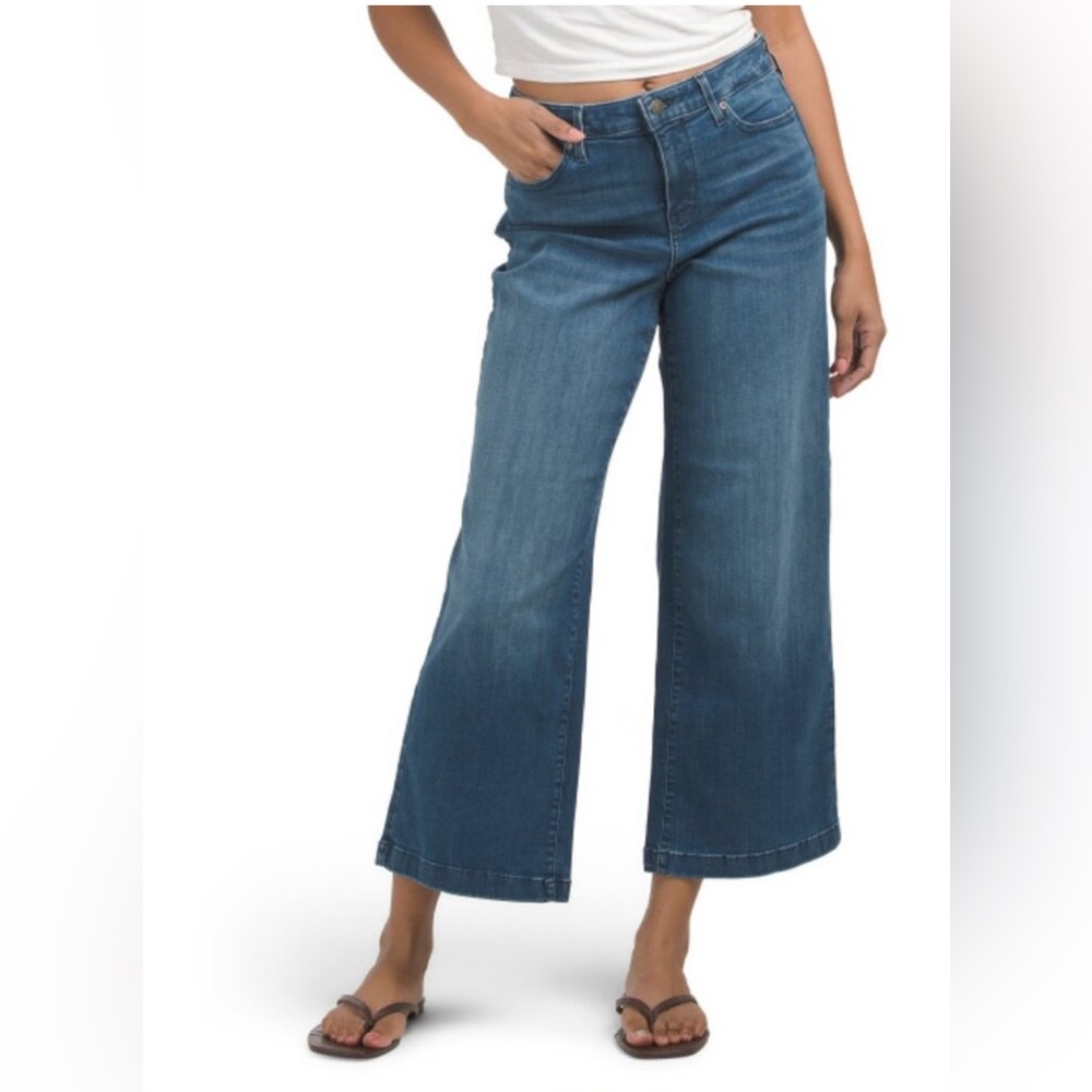 NWT NYDJ TERESA WIDE LEG‎ ANKLE JEANS in Beyond Bay Size 6